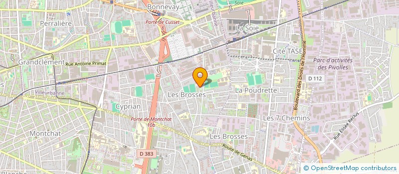 localisation de l'entreprise YAAL TRANSPORT SASU  VILLEURBANNE