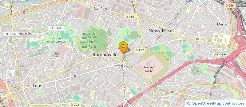 localisation de l'entreprise YAB à ROMAINVILLE