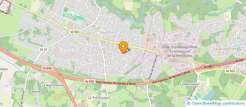 localisation de l'entreprise YABECEMA  SAUTRON
