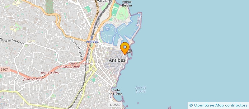 localisation de l'entreprise YAC à ANTIBES