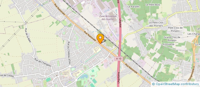 localisation de l'entreprise YAC  INGRE