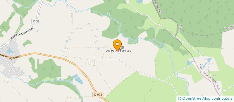 localisation de l'entreprise YAC PROD à PRUNIERS