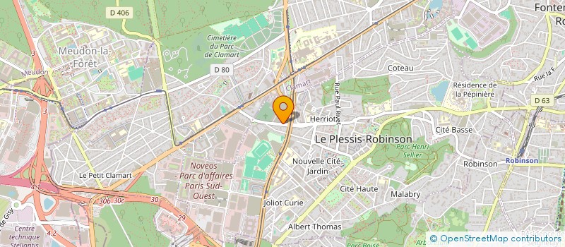 localisation de l'entreprise YAC SERVICES à LE PLESSIS-ROBINSON