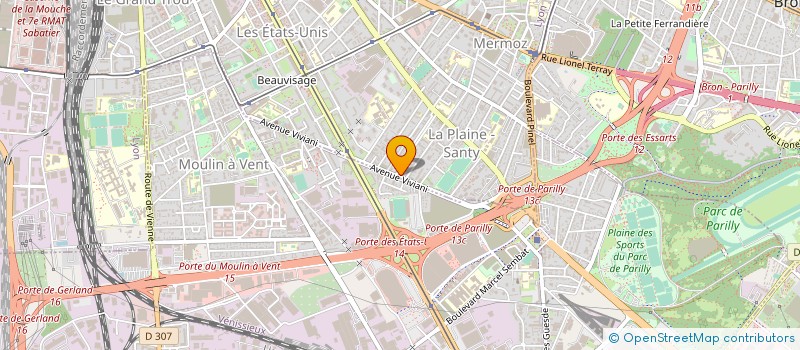 localisation de l'entreprise YACA 2 à LYON