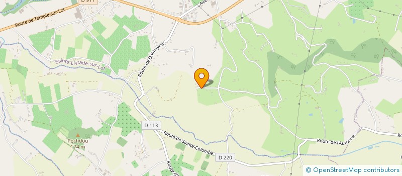 localisation de l'entreprise YACA  SAINTE-LIVRADE-SUR-LOT