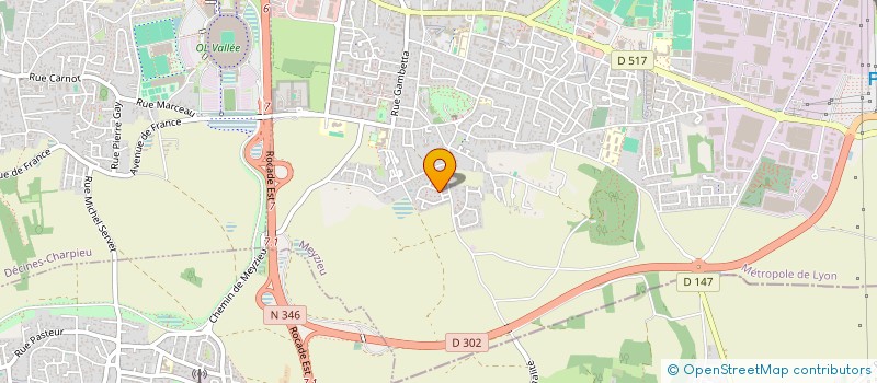 localisation de l'entreprise YACACO  MEYZIEU