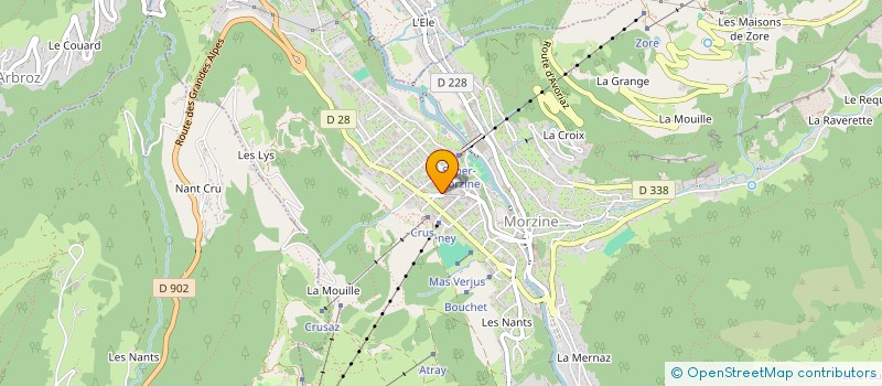localisation de l'entreprise YACCA à MORZINE