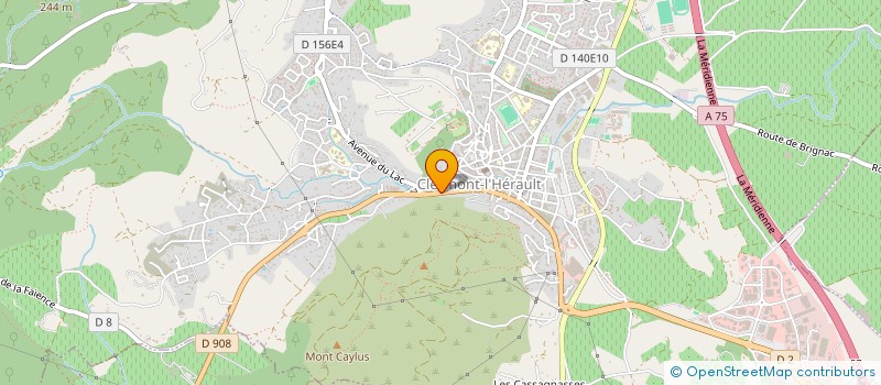 localisation de l'entreprise YACELEC à CLERMONT-L'HERAULT