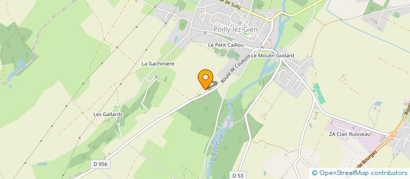 localisation de l'entreprise YACERA1 à POILLY-LEZ-GIEN