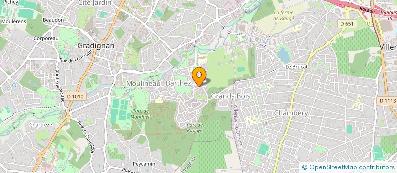 localisation de l'entreprise YACHA  GRADIGNAN