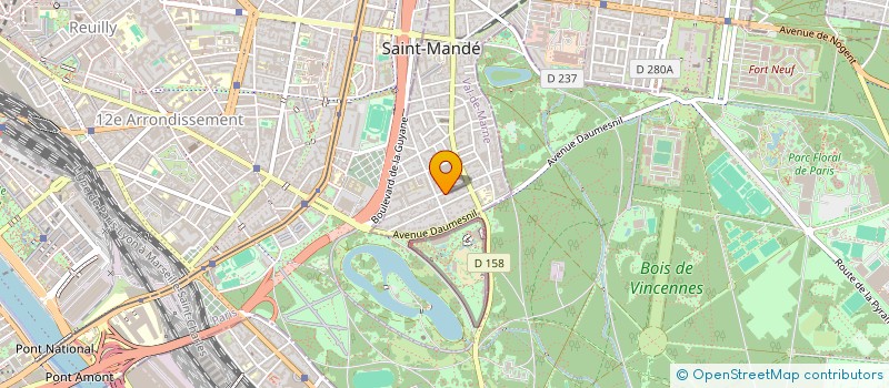 localisation de l'entreprise YACHAR  SAINT-MANDE