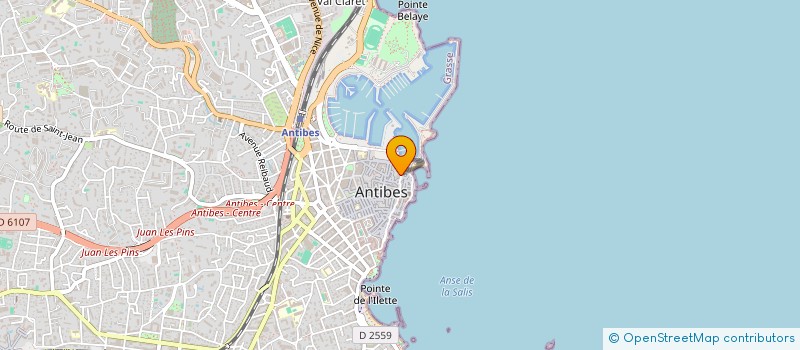 localisation de l'entreprise YACHT BROKERS INTERNATIONAL  ANTIBES