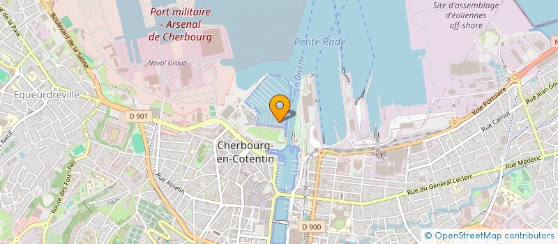 localisation de l'entreprise YACHT CLUB DE CHERBOURG  CHERBOURG-EN-COTENTIN