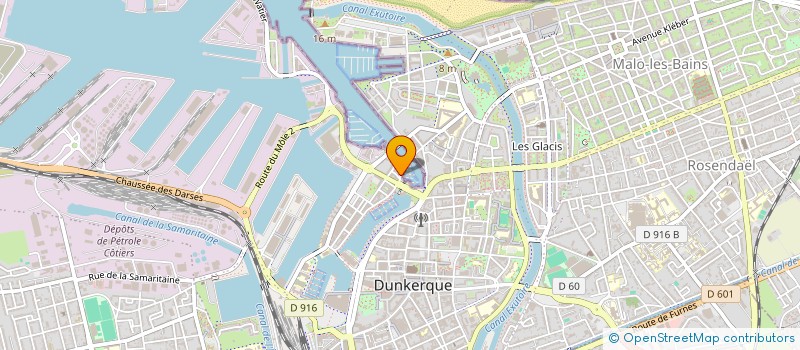 localisation de l'entreprise YACHT CLUB DE DUNKERQUE à DUNKERQUE