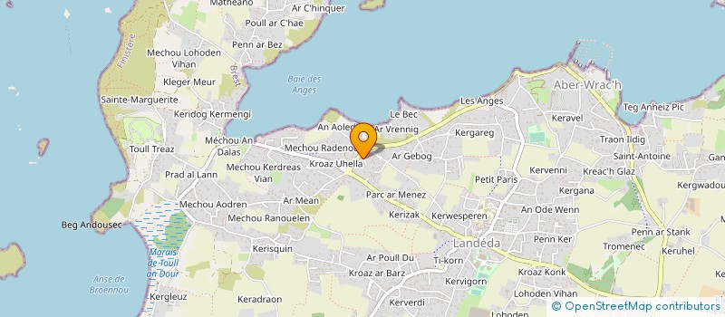 localisation de l'entreprise YACHT CLUB DES ABERS  LANDEDA