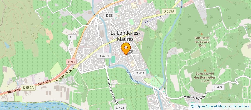 localisation de l'entreprise YACHT CLUB LONDAIS à LA LONDE LES MAURES