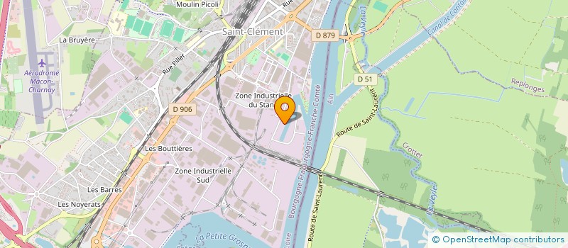localisation de l'entreprise YACHT CLUB VOILE MACONNAIS à MACON