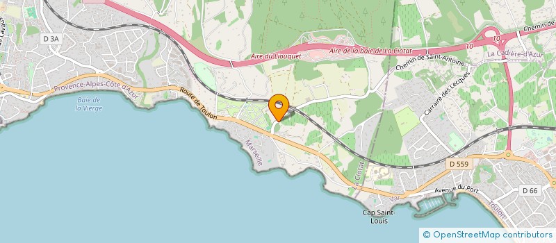 localisation de l'entreprise YACHT ENGINEERING ASSISTANCE  LA CIOTAT