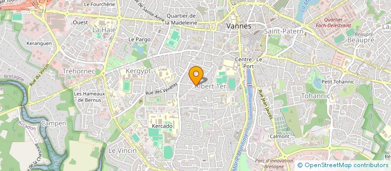 localisation de l'entreprise YACHT EVOLUTION à VANNES