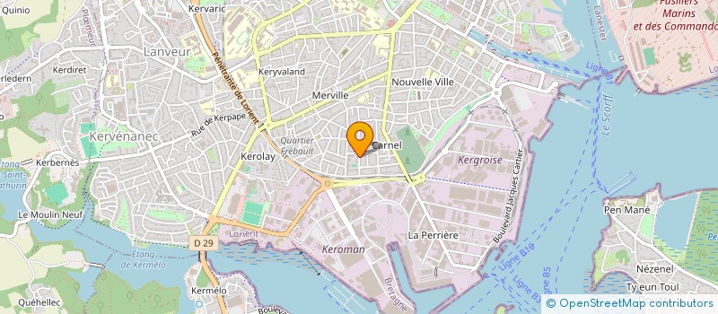 localisation de l'entreprise YACHT-MAN à LORIENT