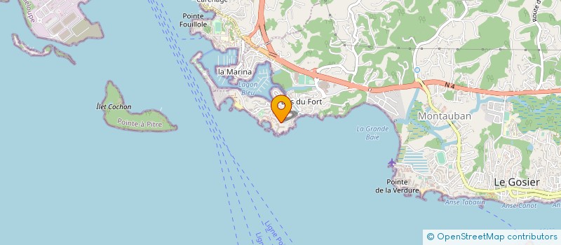 localisation de l'entreprise YACHT PARADISE à LE GOSIER
