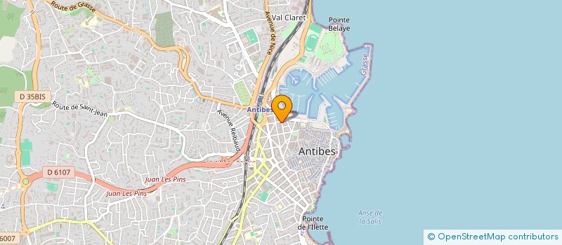 localisation de l'entreprise YACHT RIGGING à ANTIBES