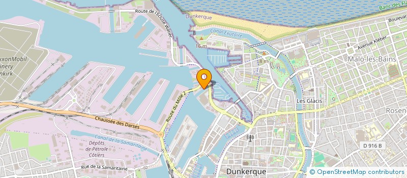 localisation de l'entreprise YACHT SERVICES à DUNKERQUE