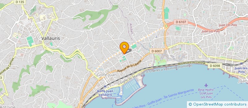 localisation de l'entreprise YACHT TECHNIQUE SERVICES  ANTIBES