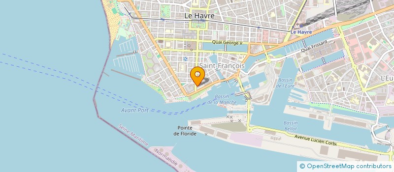localisation de l'entreprise YACHT TECHNOLOGIES à LE HAVRE