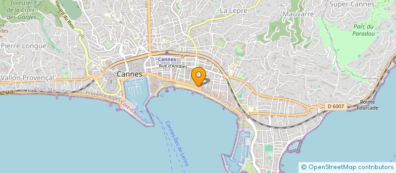 localisation de l'entreprise YACHTING AGENCY CANNES à CANNES
