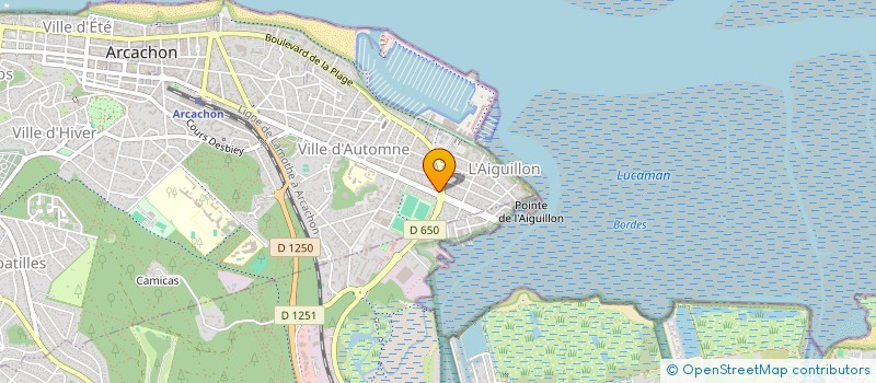 localisation de l'entreprise YACHTING DU BASSIN  ARCACHON