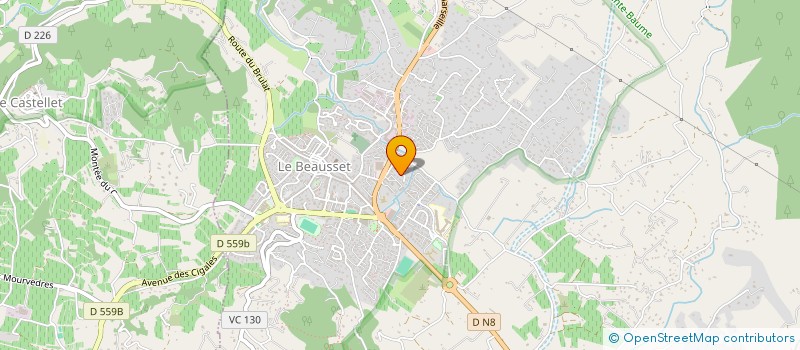 localisation de l'entreprise YACHTING PERFORMANCE  LE BEAUSSET