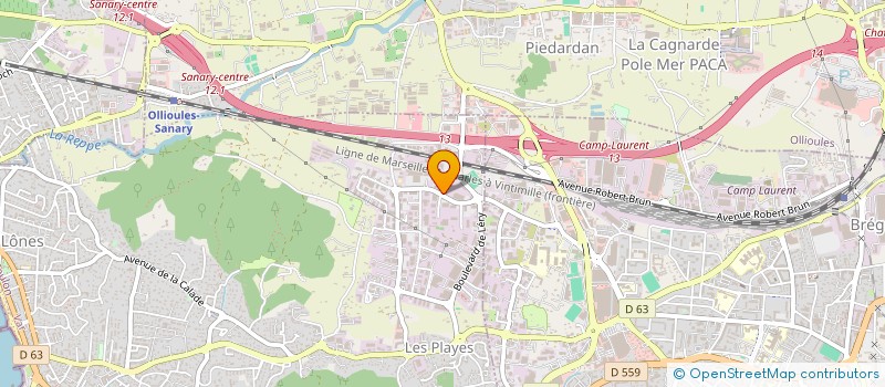 localisation de l'entreprise YACHTMANN à SIX-FOURS-LES-PLAGES