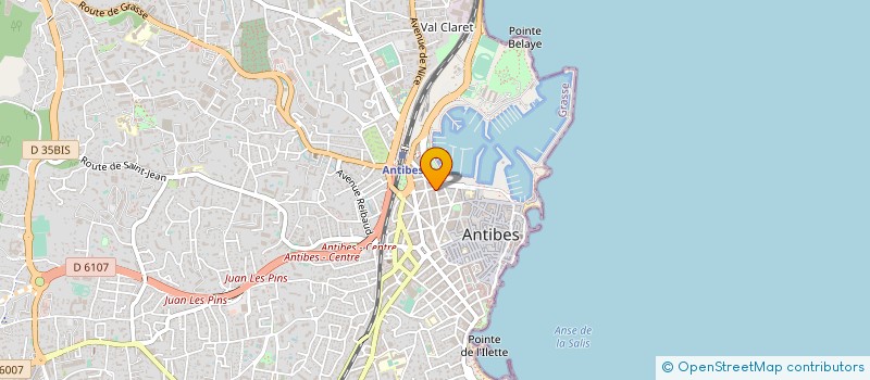 localisation de l'entreprise YACHTS CHANDLERS à ANTIBES