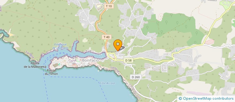 localisation de l'entreprise YACHTS ET CHARTERS DE BONIFACIO à BONIFACIO