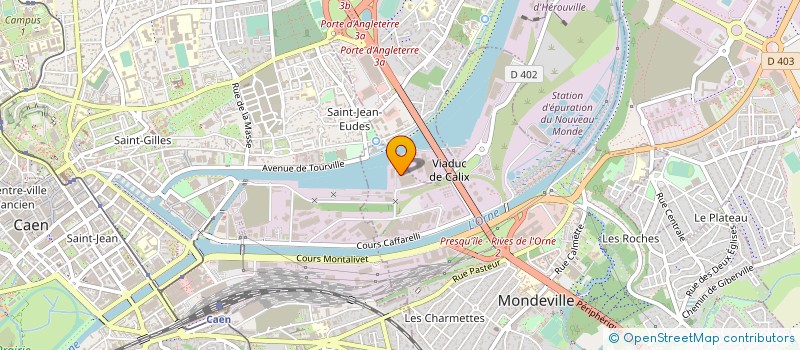 localisation de l'entreprise YACHTS INDUSTRIES  MONDEVILLE