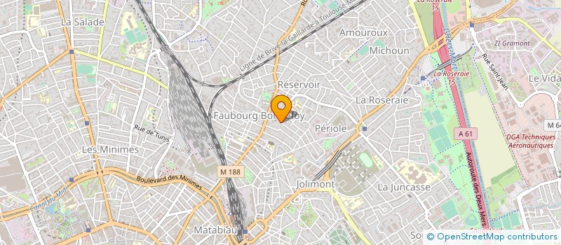 localisation de l'entreprise YACINE TAXI à TOULOUSE