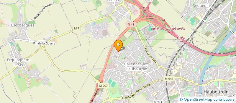 localisation de l'entreprise YACLEAN IMMOBILIER  HALLENNES-LEZ-HAUBOURDIN