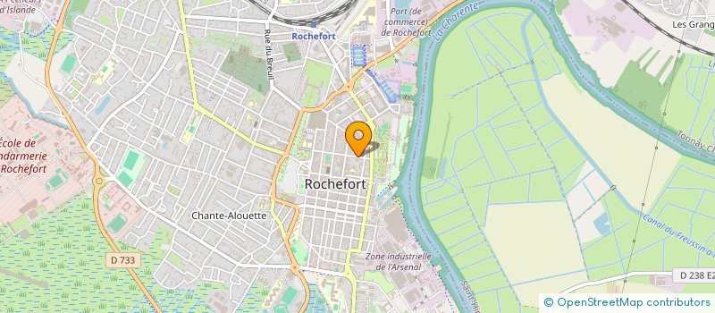localisation de l'entreprise YACMO  ROCHEFORT