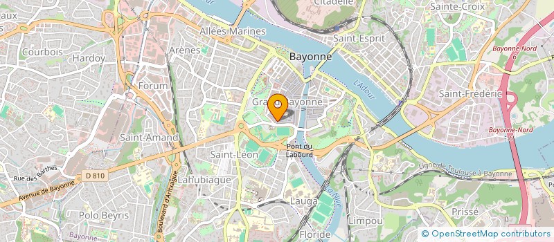 localisation de l'entreprise YACO à BAYONNE