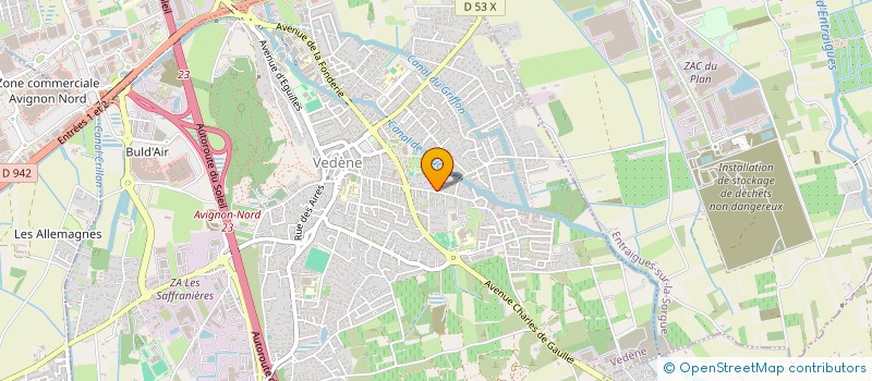 localisation de l'entreprise YACO JOINTEUR  SORGUES