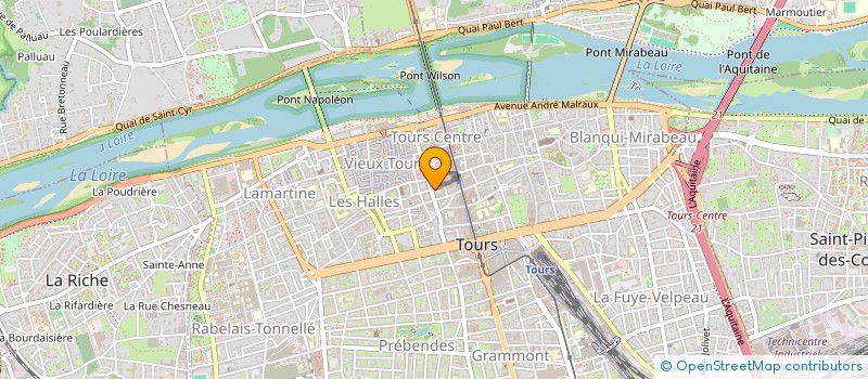 localisation de l'entreprise YACOCA  TOURS