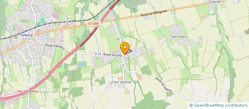 localisation de l'entreprise YACOS  CHENEX