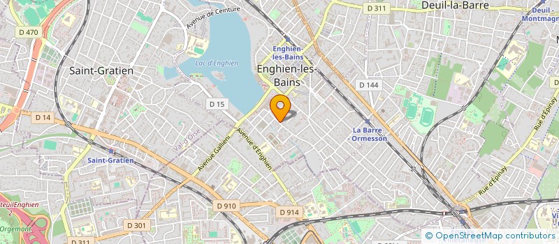 localisation de l'entreprise YACTI à ENGHIEN-LES-BAINS