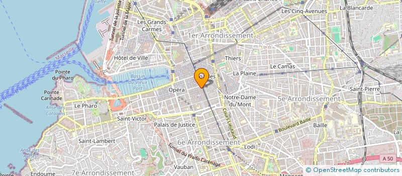 localisation de l'entreprise YAD 52  MARSEILLE