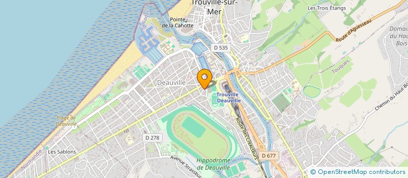localisation de l'entreprise YAD à DEAUVILLE