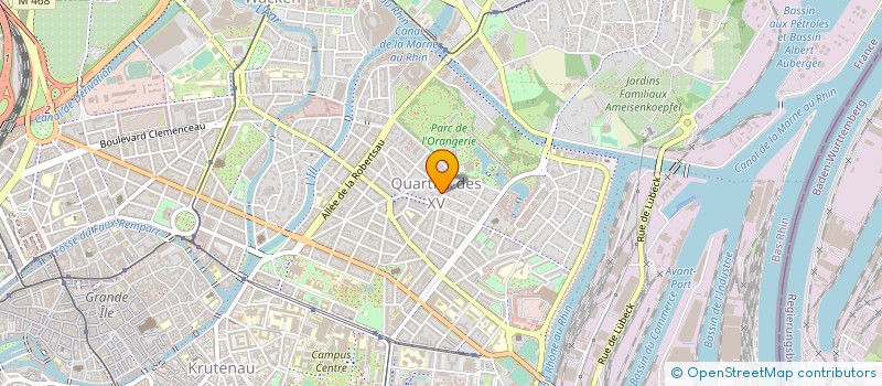 localisation de l'entreprise YAD CONSULTING à STRASBOURG