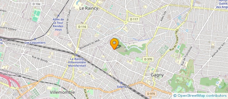 localisation de l'entreprise YAD YOSSEF à GAGNY