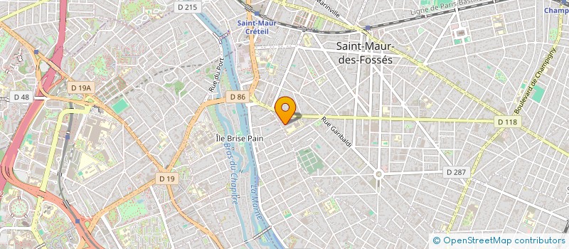 localisation de l'entreprise YADA21 à SAINT-MAUR-DES-FOSSES