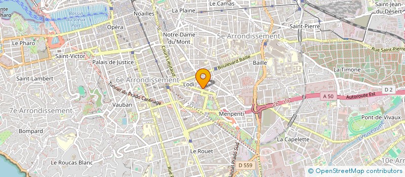 localisation de l'entreprise YADAIM à MARSEILLE